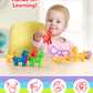 Coogam Unicorn Uppercase & Lowercase Letters Matching Game,13pcs Double-Sided ABC Letter Toys with 26 Alphabet Recognition Match