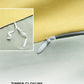 Ynm Cotton/Polyester Duvet Cover For Weighted Blankets (Yellow/Green Reversible, 60''X80'')