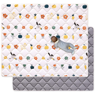 Premium Foam Baby Play Mat 79' X 63', Extra Large Activity Playmats For Babies,Toddlers, Infants, Soft Thicker Sponge Baby Mat