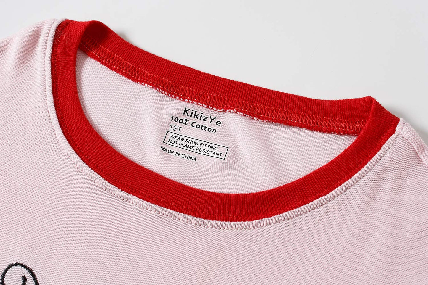 Kikizye Baby Girls Long Sleeve Ladybug Pajama Sets 100% Cotton Pjs Toddler Size 09-12 Mothes