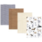 Hudson Baby Unisex Baby Cotton Flannel Burp Cloths, Handsome Dogs, One Size