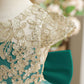 Nnjxd Baby Girl Dress Flower Embroidery Princess Tutu Pageant Party Gown 2006 Green Size(110) 3-4 Years