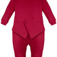 Lilax Baby Boy Gentleman Tuxedo Footie Christmas Holiday Outfit With Bow Tie 3M Red