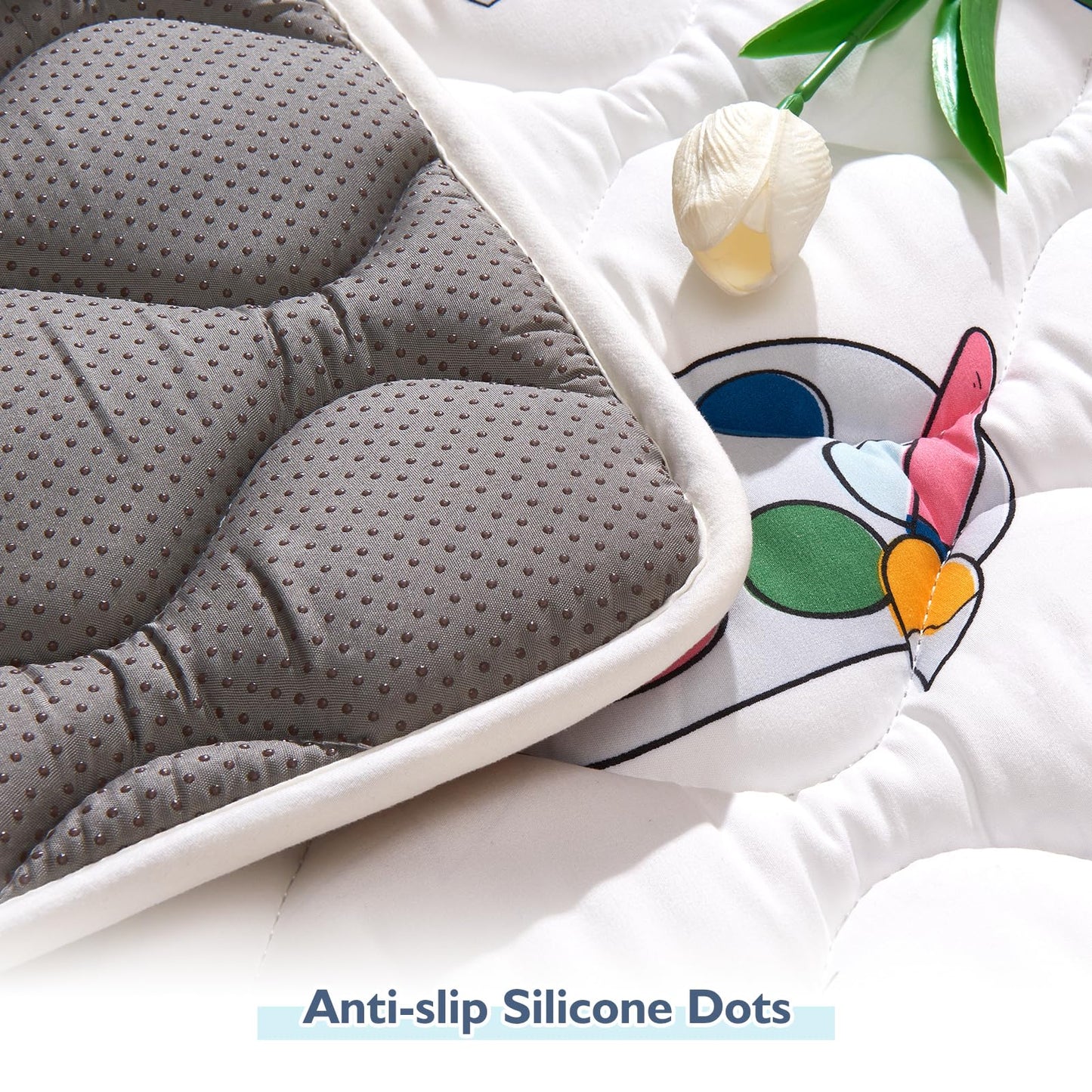 Vibe Bear High-Density Sponge Baby Play Mat,36X36 Inches Thicken One-Piece Infants Crawling Mat,Comfortable And Soft Baby Playma