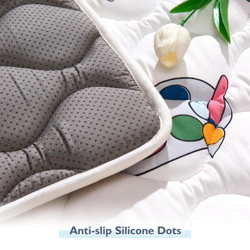Vibe Bear High-Density Sponge Baby Play Mat,36X36 Inches Thicken One-Piece Infants Crawling Mat,Comfortable And Soft Baby Playma