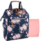 Baby Essentials Super Cooler Main Frame Diaper Backpack with Changing Pad, Stroller Straps, Insulated Bottle Compartment