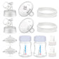 Maymom Pump Parts Work With Spectra S2 Spectra S1, 24Mm Flange Valve Tube Bottle Backflow Protector, Not Original Spectra S2 Acc