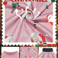 Bomdeals Adorable Cute Toddler Baby Girls Clothes Set,Long Sleeve T-Shirt +Pants Outfit(Pink,120,2144B)