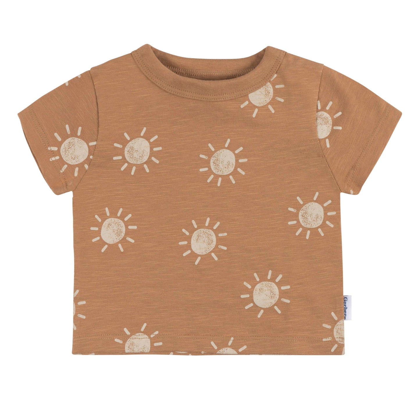 Gerber Baby Boys T-Shirt And Shorts Set, Suns, 6-9 Months