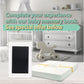Large Clean Touch Ink Pad for Baby Handprints and Footprints - Inkless Infant Hand & Foot Stamp - Safe for Babies, Doesnt Touch