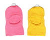 Ketkar Unisex Monkey Cap, Made Of Soft Woolen For Better Comfort And Design_Pack Of 02(Light Pink|Yellow,06 Months)