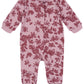 Calvin Klein Baby Girls Footed Coverall, Everyday Casual Wear, Ultra-Soft & Comfortable Fit, Heavenly Pink/Egret