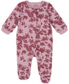 Calvin Klein Baby Girls Footed Coverall, Everyday Casual Wear, Ultra-Soft & Comfortable Fit, Heavenly Pink/Egret