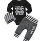 Baby Boy Clothes Newborn Boy Outfits Long Sleeve Cooler Version Of Dad Romper + Pants Baby Clothes Boy Fall Winter Baby Boy'S Cl