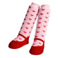 Jazzytoes Baby Girls' Knee High Sweetheart Mary Janes, Multi, 12 24 Months