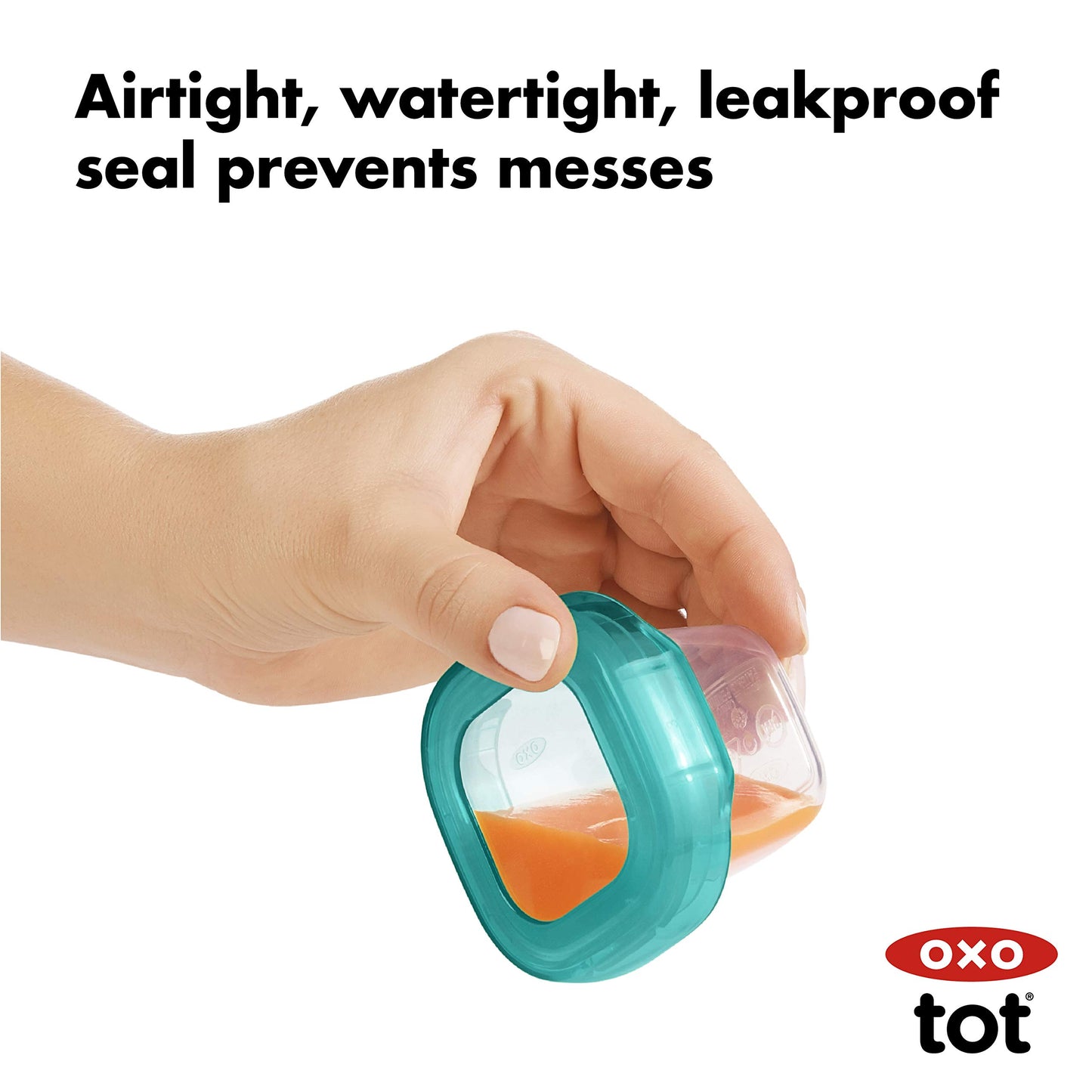 Oxo Tot 12-Piece Baby Blocks Set, Teal