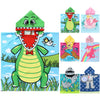 Novforth Kids Beach Towel For Boys Girls, Alligator Hooded Bath Towel Wrap, Toddler Pool Towel With Hood