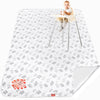 Large Splat Mat For Under High Chair/Arts/Crafts/Playtime, Moonsea High Chair Mat For Floor Non Slip Waterproof Washable Portabl