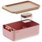 Cubbi - Airtight Box With Tray - Silicone Seals - 100% Air-Tight Storage Box With Accessories - Pink