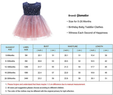 Glamulice Infant Holiday Formal Dress Baptism Christening Tutu Sparkle Tulle Ombre Toddler Baby Flower Girls Lace Bridesmaid Dre