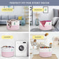 Bosroty Extra Large Cotton Rope Basket For Girls Kids 87L, Nursery Hamper, Large Laundry Basket, Nursery Bin, Woven Basket Organ