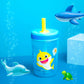 Zak Designs 15Oz Baby Shark Kelso Tumbler Set, Bpa-Free Leak-Proof Screw-On Lid With Straw Made Of Durable Plastic And Silicone,
