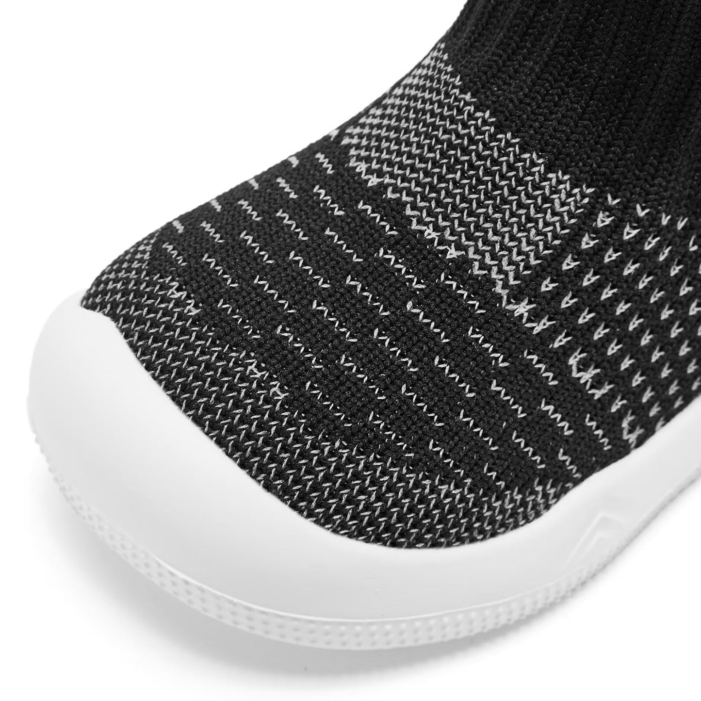 Eashi Toddler Shoes Girls Boys Sock Shoes Toddler Dress Shoes Baby Walking Shoes Slip On Size 8 Black