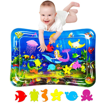 Water Mat Infant Toys, Inflatable Tummy Premium Water Mat Baby And Toddlers Is The Perfect Fun Time Play Activity Center Your Ba