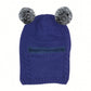 Baby Winter Hat Scarf Mitten Set, Unisex Infant Toddler Kids Hat Scarf (Navy, 6-24 Months)