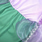 Ruuyiicoco Princess Mermaid Costume For Girls Party Dress Up With Wig Crown Jewelry (6-7 Years, Purple)