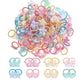 LIUCHENLIIVY 50Pcs Baby Elastic Hair Ties - Girls Elastic Hair Ties Ponytail Holders Elastic Hair Rubber Bands Hair Accessories 
