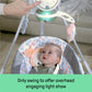 Ingenuity Inlighten 5-Speed Baby Swing - Swivel Infant Seat, 5 Point Safety Harness, Nature Sounds, Lights - Nally Owl