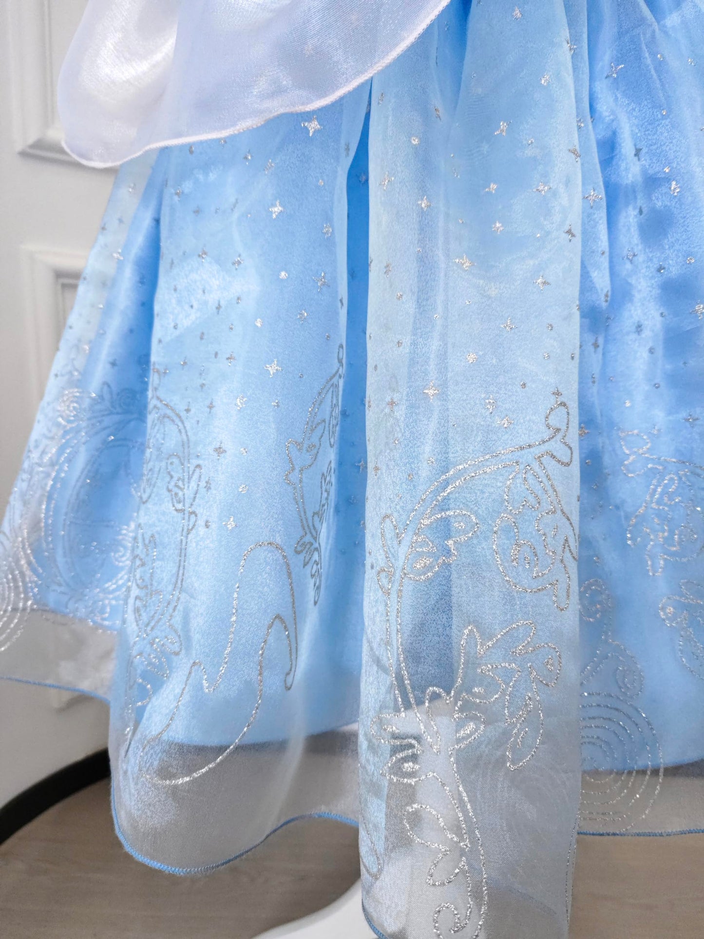 Axaxa Cinderella Costume For Girls Cinderella Dress Princess Dresses For Girls With Accessories Set 4-7Y