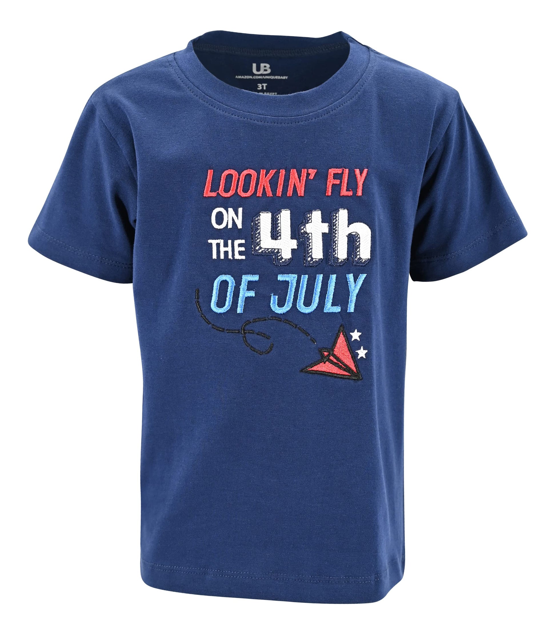Unique Baby Boys 4Th Of July Shirt Kids Patriotic Shirt For Fourth Of July (10Y, Lookin Fly)