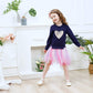 Dxton Toddler Baby Girl Fall Dresses Winter Long Sleeve Tutu Party Dresses Lh4560-12T