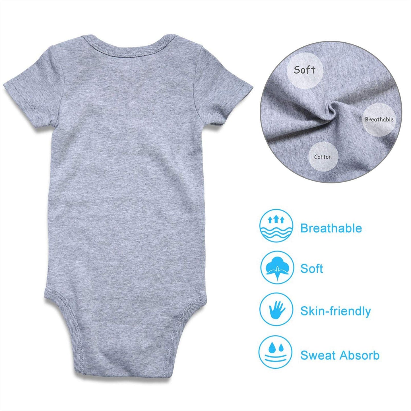 Vieille Brother Baby Boy Girl Bodysuit 9-12 Months One Piece Romper Jumpsuit