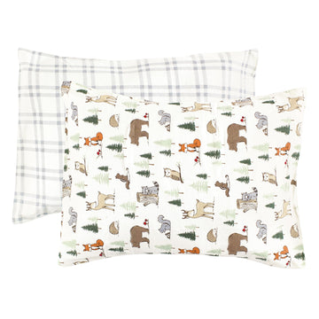 Hudson Baby Unisex Baby And Toddler Cotton Toddler Pillow Case, Forest Animals, One Size