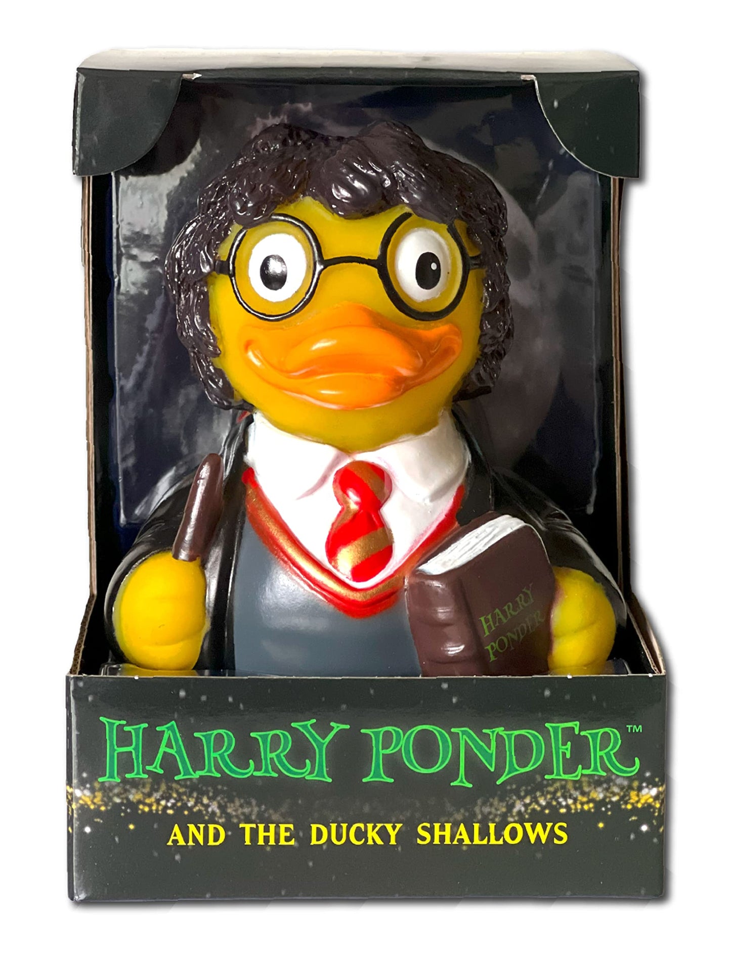 CelebriDucks - Harry Ponder - Floating Rubber Ducks - Collectible Bath Toy Gift for Kids & Adults of All Ages