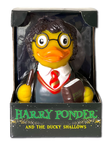 CelebriDucks - Harry Ponder - Floating Rubber Ducks - Collectible Bath Toy Gift for Kids & Adults of All Ages