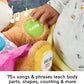 Fisher-Price Baby & Toddler Toy Laugh & Learn Smart Stages Sis Musical Plush with Lights & Phrases for Infants Ages 6+ Months