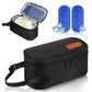 ZDJYCH Breast Milk Cooler Travel Bag,Portable Insulated Bag with 2 Ice Packs,Holds 5-7 Frozen Milk,Fits Narrow Breast Milk Stora