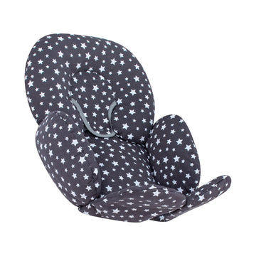 Jyoko Kids Reducer Cushion Infant Head & Baby Body Support Antiallergic 100% Cotton (Head, Body And Back Support, Winter Sky) 3