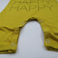 Ayiyo Baby Infant Short Sleeves Happy Printed Bodysuit Rompers Shortalls Outfit Yellow