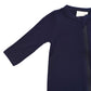 Kyte Baby Soft Bamboo Rayon Footies, Zipper Closure, 0-24 Months (0-3 Months, Navy)
