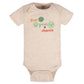 Gerber Baby 8-Pack Short Sleeve Onesies Bodysuits, Happy Veggies, Newborn