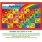Natural Learning Children'S Placemat (2 Placemats: Usa/Europe Centered World Map; Multiplication And Division 2-In-1)
