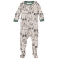 Gerber Baby Boys' Toddler 2-Pack Footed Pajamas, Bear Green Stripes White, 3T