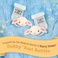 Kids Preferred Harry Potter Dobby Baby Infant Rattle Socks with Dobby Plush Rattle and Dobby is Free - Soft Baby Sock Feet Rattl