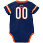 Nfl Chicago Bears Team Jersey Bodysuit, Blue/Orange Chicago Bears, 0-3 Months