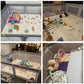 Mloong Baby Playpen with Mat, 59x59 Inches Extra Large Playpen for Babies and Toddlers, Indoor & Outdoor Activity Center, Safety